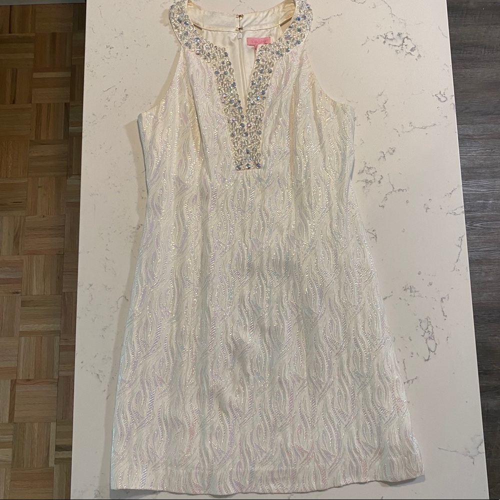 Lily Pulitzer Iridescent Water Percy Dress, Size 6